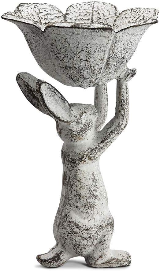 Bunny with Flower Candleholder