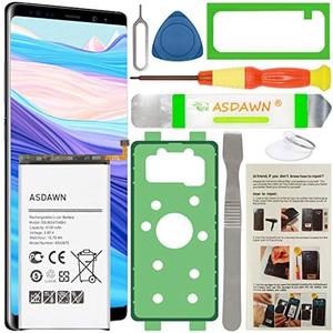 ASDAWN Galaxy S10+ Battery Replacement, EB-BG975ABE EB-BG975ABU Battery for Samsung Galaxy S10 Plus SM-G975 G975A/V/T/P with Back Cover Adhesive+Battery Adhesive+Repair Tools+Installation Instruction