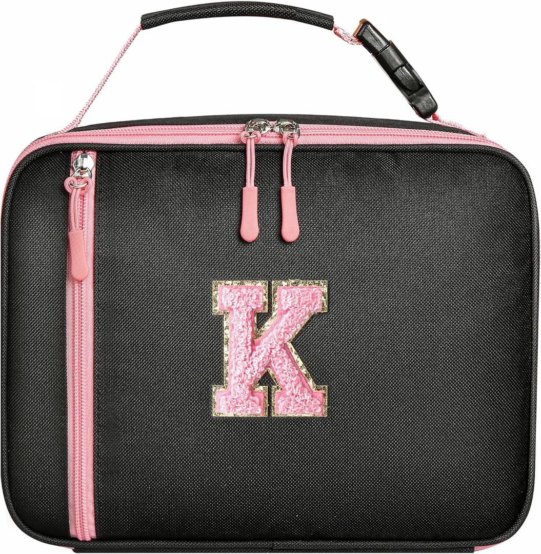 Insulated Lunch Box for Women, Adult Meal Container (Pink, K)