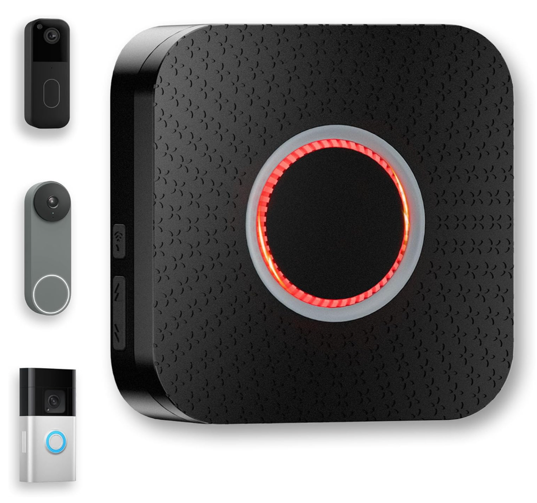 Smart Wireless Doorbell Chime  Compatible with Blink & Ring & Google Nest Video Doorbell, No Wiring Needed, Easy Setup