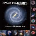 2 x 2026 Calendar, 2026 Wall Calendar, Space Wall Calendar 2026. Jan. 2026 - Dec. 2026, 12" x 24" (Open), 12-Month Calendar with Large Blocks, Thick Paper, Hanging Holes, Ample Writing Space