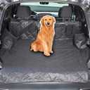 HIRUFAIT Pet Cargo Liner Compatible with Honda Pilot 2016-2022, Waterproof & Nonslip Cargo Liner for Dogs, Dog Seat Cover Mat Backseat Protector