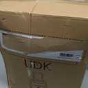LUGGEX Underseat Carry On Luggage with Wheels, UDK2 Lightweight Under Seat Luggage, Soft Sided Personal Item Suitcase for Short Trip (UX-Core, Black, 17 Inch)