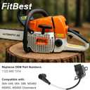 FitBest Ignition Coil for Stihl 046, 064, 066, MS460, MS650, MS660 Chainsaws OEM Replacement #1122 400 1314 Ideal for Chainsaw Repairs, Logging, and DIY Maintenance