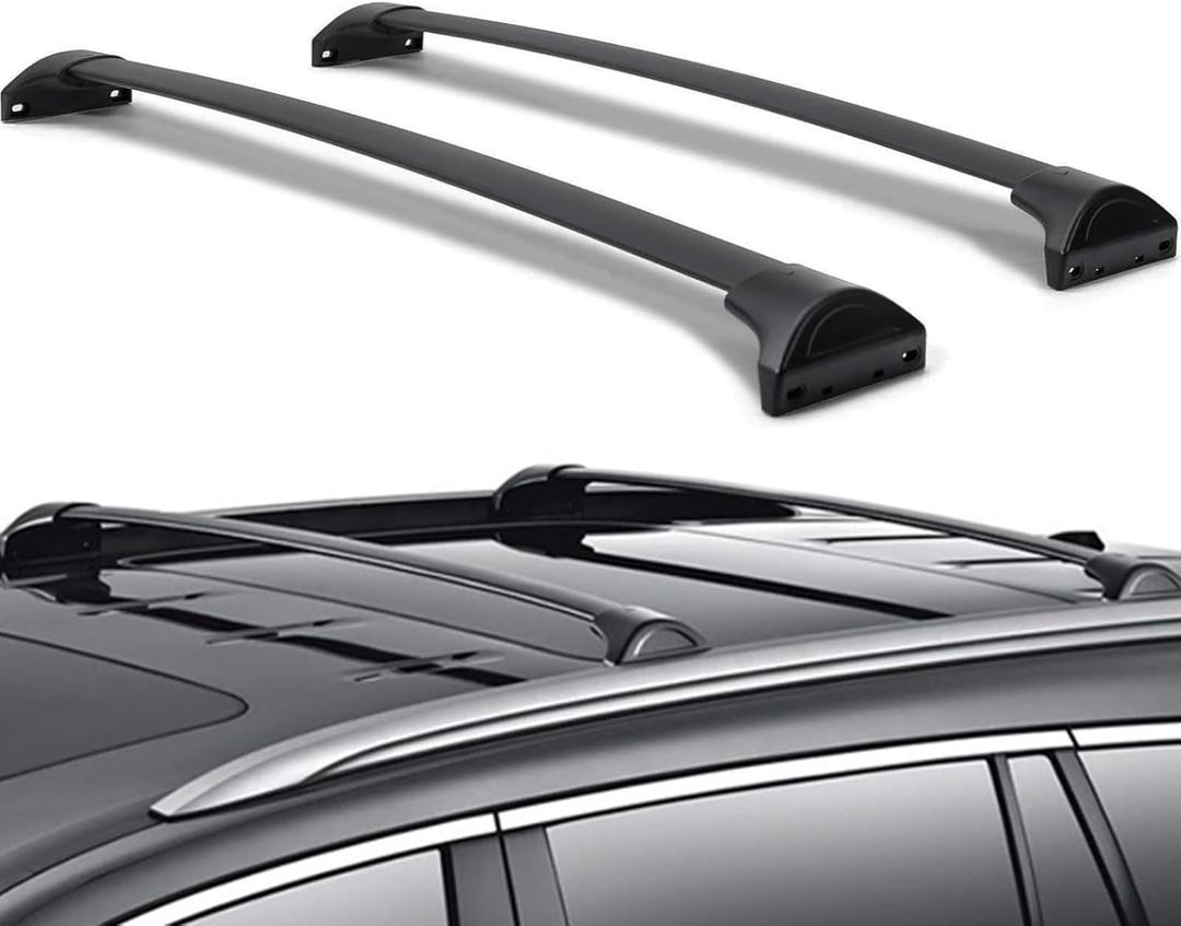 Roof Racks Cross Bars Compatible with The Following Models:Honda Pilot 2016-2022 Flush Rails Cargo Bag Kayak Bike Luggage Snowboard Carrier Roof Racks Cross Bars 2PCS
