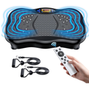 Vibration Plate Exercise Machine, Lymphatic Drainage Machine for Weight Loss, Lymphatic Drainage & Muscle Recovery, Multiple Speeds with Bluetooth & Remote, Max User Weight 330lbs