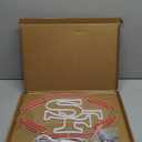 Football Team Neon Sign, Cool Dimmable Light Up Football Team Logo Hanging USB Powered for Wall Decor, Man Cave, Bedroom, Game Room Deco, Birthday Christmas Merch Gift for Boys Fans