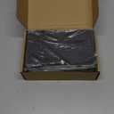 Geiserailie 4 Pack Rectangular Metal Tin Box with Lid Metal Hinged Lid Tin Empty Box Container Storage for Watercolor Jewelry Pen Eraser Pill Candy Craft Organize 7.0 x 4.2 x 0.6'' (Black)