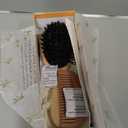 100% Boar Bristle Hair Brush for Women Set by Belula (L Size). Soft Natural Bristles for Thin and Fine Hair. Wooden Comb, Travel Bag and Spa Headband Included!