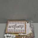 Set of 11 Summer Farmhouse Tiered Tray Decor Rustic Home Tiered Tray Decorations Set Wooden Signs Home This is Us Farmhouse Tabletop Wood Signs for Kitchen Table Shelf Decor