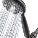 6 Spray Modes High Pressure Handheld Showerhead Set Upgraded 5 Inches Shower Head with Handheld Spray Oil Rubbed Bronze Handheld Shower Head 60 Inches Stainless Steel Hose-1-Min Install
