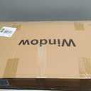 Horizontal RV Window, 21" W x 14" H Tinted Sliding RV Window with Net Screen and Trim Ring, Suitable for 15/16" or 1-3/8" and Slightly Thicker Up to 1/16" Walls, DOT Approved