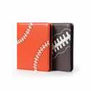 Card Binder 9 Pocket - Football Trading Card Binder Fits 990 Cards With 55 Removable Sleeves, Double Sided Pocket Zipper Card Binder for MTC, TCG, Game Cards, Sports Cards, 2 Packs