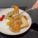 3 x JETKONG 12-Inch Fine Tweezer Tongs Long Cooking Tweezer Stainless Steel Kitchen Tweezers (12" Round Tip-silver)