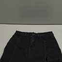 luvamia Skorts Skirts for Women Denim Mini Skirt Side Slit with High Waisted Jean Shorts Stretchy (Small, B Soft Black)