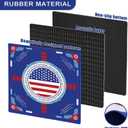 32.5 Inch American Mahjong Mat for Table, Non-Slip & Noise Reduction Gaming Mat with Drawstring Bag, Perfect for Poker, Board Games, Card Games, Tile Games, and Dominoes
