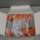 ONE-CARE Syringes 1 ml/cc, 29G x 1/2'' (12.7mm), Orange Cap, 100/box