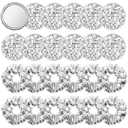 24 Pack Disco Party Favors Include 12 Pcs Sequin Hair Scrunchies 12 Pcs Metallic Ball Compact Mirror Disco Ball Accessories for Women 70s 80s 90s Bachelorette Party Bridal Shower Travel Gifts