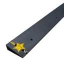 1.5'' Rise Rubber Threshold Ramp - 2204 LBS Capacity, Non-Slip, Cuttable & Adjustable - Handicap Ramp for Wheelchair Scooter Stroller - Driveway Curb Ramps for Doorways 1.5" Rise (39.3"x4.7")