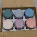 NETANY 6-pack 16 oz Overnight Oats Containers with Lids, Glass jars with Airtight Lids, Wide mouth Mason Salad jars, Glass Food Storage Containers for Snacks Yogurt Spice Sugar