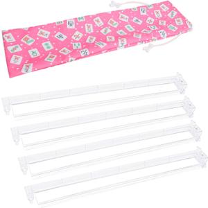Mahjong Racks with Pushers (Pink)