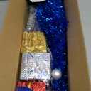 Dual Color Change & Remote Control 24 Inch/2FT Tabletop Christmas Tree with Lights Timer, 20 Warm White & Colored Lights 8 Modes 27 Ornaments Star Boxes Mini Small Christmas Tree Xmas Home Party Decor (Green)