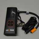 Tire Inflator Portable Air Compressor, 5X Faster Portable Air Pump for Car Tires with Powerful Battery, 180PSI Cordless Air Pump with Digital Pressure Gauge for Cars, Bike & Motorcycle Tires, Ball (Black)