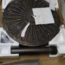 Sunnyglade 18" 30.2-lbs Heavy Duty Round Antiqued Umbrella Base for Patio, Outdoor - Bronze