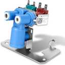 WR57X10032 WR57X33326 Refrigerator Dual Inlet Water Valve by Fetechmate WR57X10032 Solenoid Valve Compatible with G.E Ken.more Refrigerators Replace CWR57X10040 WR57X10064