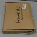 Ravinte 50 Pack Solid 5 Inch Kitchen Square Cabinet Handles Matte Black Drawer Pulls Hardware Flat Black
