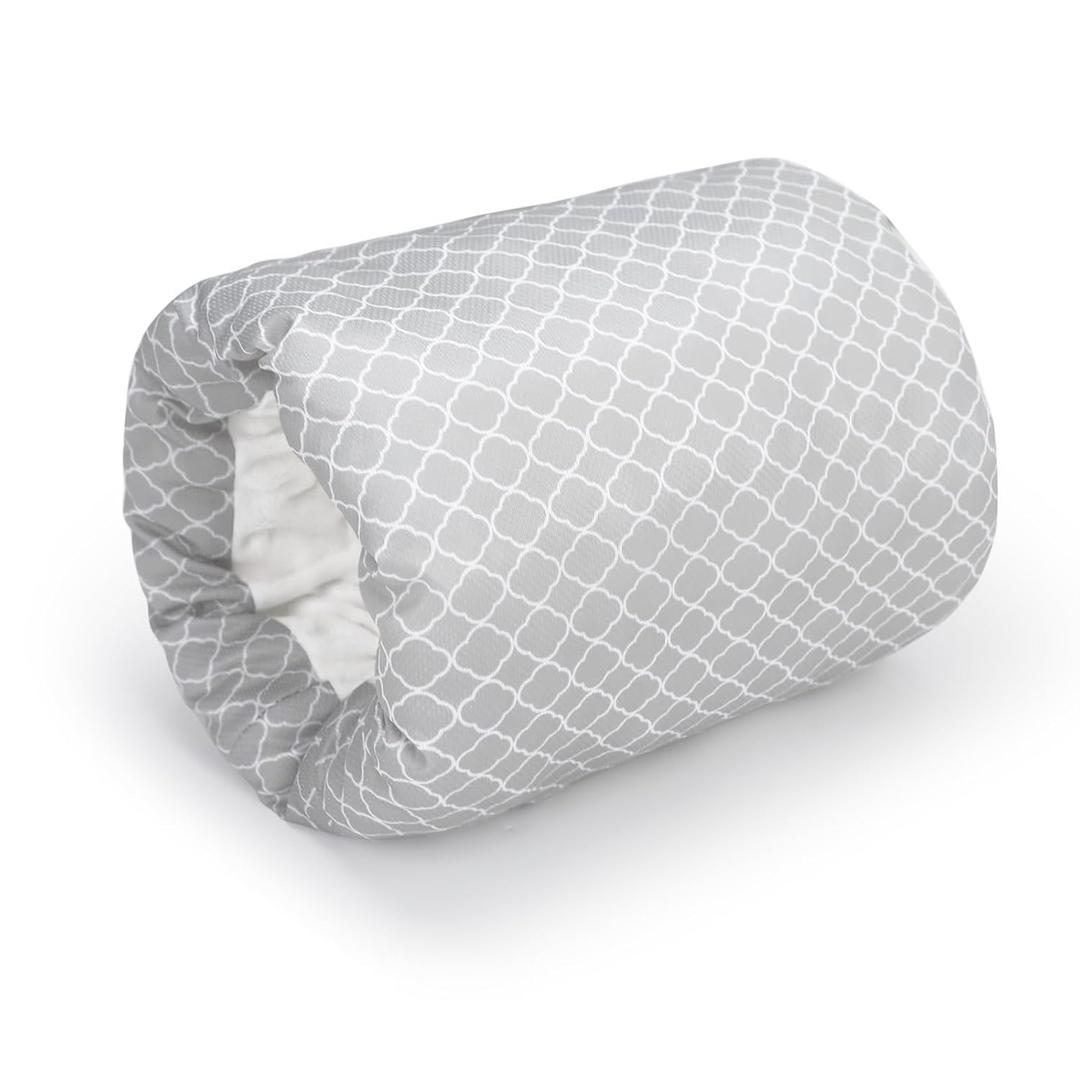 KAKIBLIN Baby Feeding Arm Pillow, Baby Nursing Arm Breastfeeding Pillows Support for Newborn Mom and Babies, Portable and Washable, Ergonomic Nursing Essentials, Travel Pillows for Newborn (White Cloud)