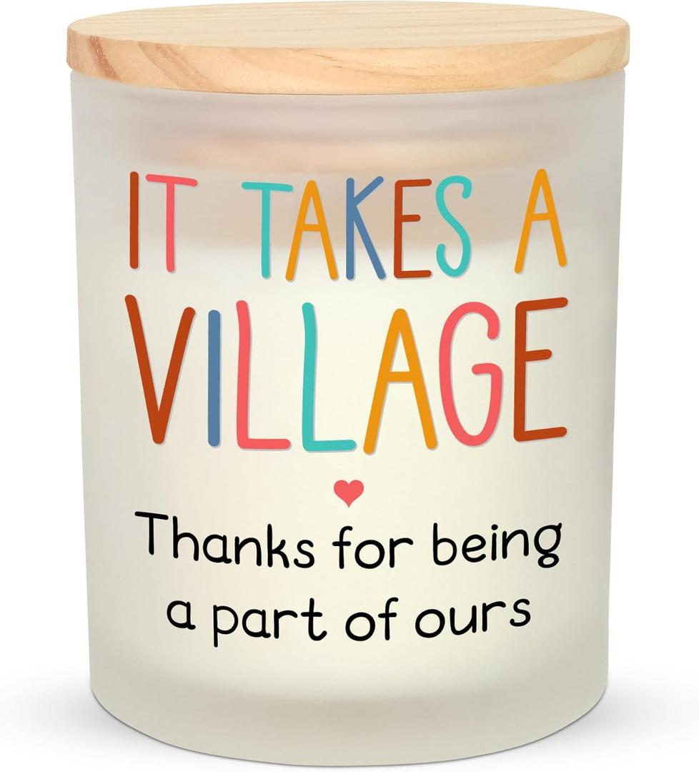 OASSIE Teacher Appreciation Gifts - Vanilla Lavender Candle 10 oz - Thank You Teachers Day Nurses Appreciation Gifts for Women Coworkers Employee Daycare Provider Babysitter, Therapist Nanny Gift, 3 inches x 3.5 inches