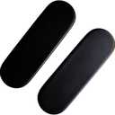 Compatible with Arm Pads Caps Replacement for Herman Miller Fixed and Height Adjustable Armrest Sayl Office Chair, Vinyl, 1-Pair (Black)