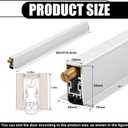Yaocom 1 Pack 36 Inch Automatic Door Seal, Aluminum Automatic Door Sweep