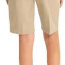 Classroom School Uniforms Big Girls Flat Front Low Rise Short (5, Khaki)