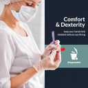 2 x MED PRIDE Medical Vinyl Examination Gloves (X-Large, 100-Count) Latex & Rubber Free, Ultra-Strong, Clear Disposable Powder-Free Gloves for Healthcare & Food Handling Use