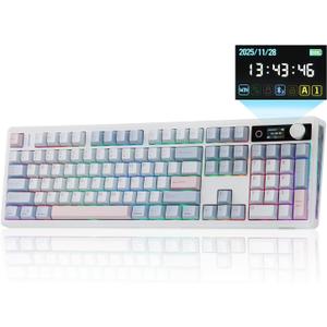 EPOMAKER TH108 V2 PRO Full Size Mechanical Keyboard with Screen&Knob