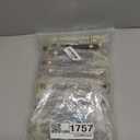 Drawer 6.69"/170mm Pulls Brass Walnut Kitchen Wardrobe Cabinet Hardware Pull Handle with Screw,24Pcs (L6.69" H5.04" Two Hole)