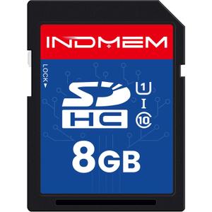 SD Card 8GB, 1 Pack UHS-I U1 Class 10 8G SDHC Flash Memory Card Compatible with Digital Camera, Computer, Trail Cameras