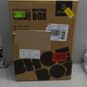 SEE SRPING XXLarge Shoe Storage Box Fit Size 14, Clear Plastic Stackable Shoe Organizer for Closet, Shoe Rack Sneaker Containers Bins Holders, Drawer Organize Unit, 12 Pack Clear