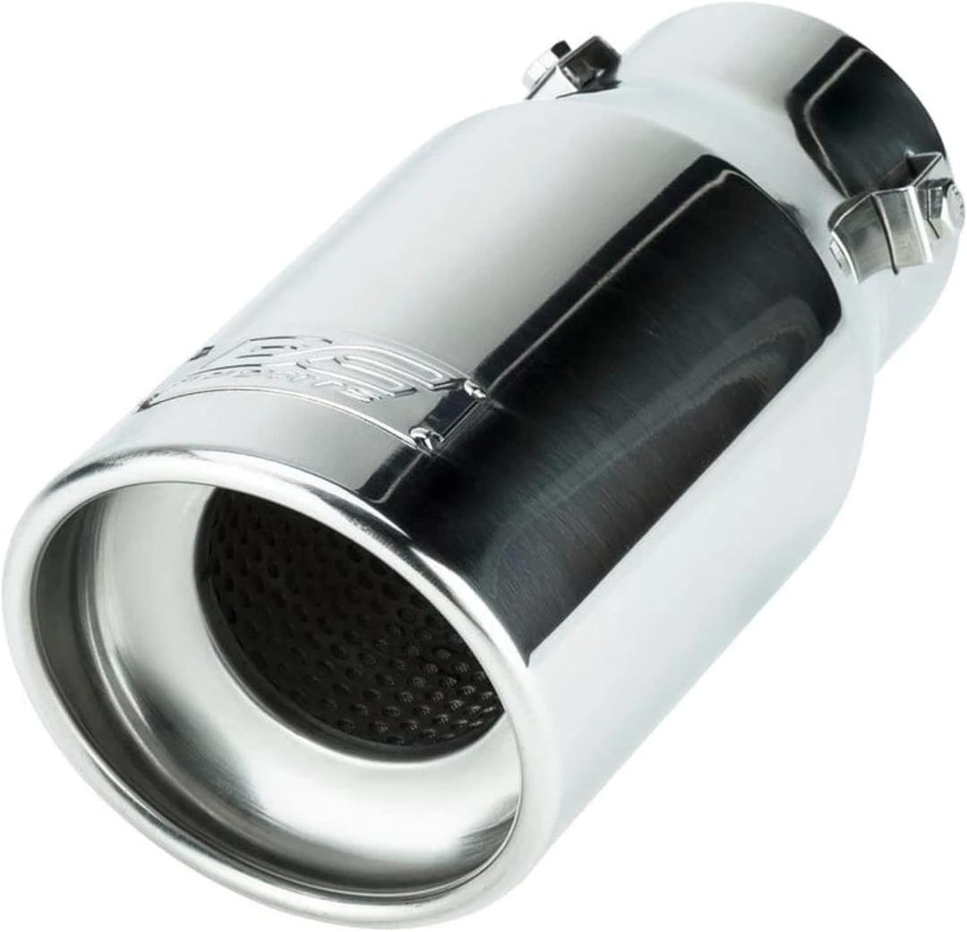 DC Sports Polished Stainless Universal Bolt On Exhaust Tip 2.875" Inlet / 3.87" Outlet/Slant-Cut | EX-1013