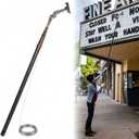 4.2ft - 19.7ft Readerboard/Marquee Sign Letter Change Arm Pole with Changing Sign Letters Cup, Safe, Stable, and Easy to Use