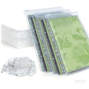 Lnncdsc Fabric Organizer Boards with Plastic Sealed dust Bag，200 Packs of 8.5 x 11 Inch Thickened Cardboard, for Fabric Storage | Visible & Wrinkle-Free Cloth Organizing Crafters(200)