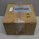 Modern Semi Flush Mount Ceiling Light with Seeded Glass Shade, Brass Gold Flush Mount Ceiling Lights Fixture, Farmhouse Industrial Ceiling Light for Hallway Schoolhouse Laundry Room Kitchen Entryway