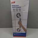 TAILI Shower Grab Bar Glow in The Dark, 2 Pack 16.8 in Grab Bars for Bathtubs and Showers,Shower Handles Shower Rails for Seniors and Elderly,Bathroom Safety Grip Removable No Drilling Waterproof Grey