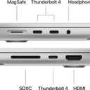 Apple 2025 MacBook Pro Laptop with M5 chip with (10core CPU and GPU): Built for Apple Intelligence, 14.2-inch Liquid Retina XDR Display, 16GB Unified Memory, 512GB SSD Storage, Silver