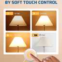 DEWENWILS 2 Pack Touch Dimmer Switch, Touch Pad Control with 3 Levels of Dimming, Dimmable LED/CFL Lights, and Incandescent Bulbs, Extension Cord, ETL Listed, White