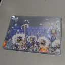 DONGKE for MacBook Air 13 Inch Case 2021-2018, Compatible with A2337 M1 A2179 A1932 Support Retina Display & Touch ID, Hard Shell Plastic Cover with Keyboard Skin - Dandelion