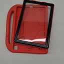 SUPLIK Kids Case for iPad 9th/8th/7th Generation - iPad 10.2 inch 2021/2020/2019 Case with Built-in Screen Protector, Durable Shockproof Handle Stand for Apple iPad 7/8/9 Gen, Red