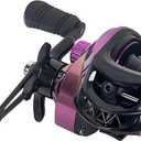 Baitcaster Reels, Lightweight Bait Caster Reel - 7.2:1 Gear Ratio, Up to 22lbs Drag Capacity, Magnetic Brakes, Perfect for Saltwater Fishing and Surf Fishing Rods Left Hand